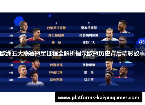 欧洲五大联赛冠军征程全解析揭示欧冠历史背后精彩故事